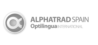 Logo Alphatrad España, cliente de Google Ads gerido pela Made in Galaxy