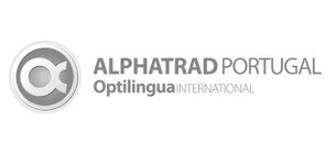 Logo Alphatrad, cliente de tradução e interpretação — Google Ads gerido pela Made in Galaxy