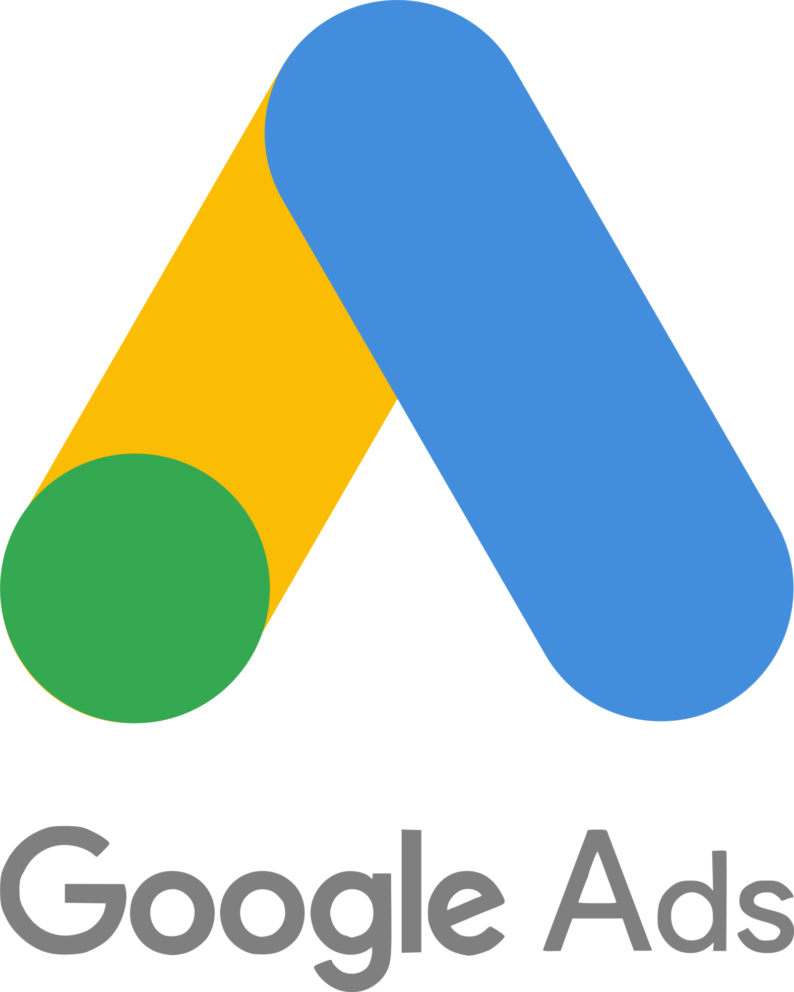 Logo Google Ads, gestão de tráfego pago e campanhas Google Ads pela Made in Galaxy